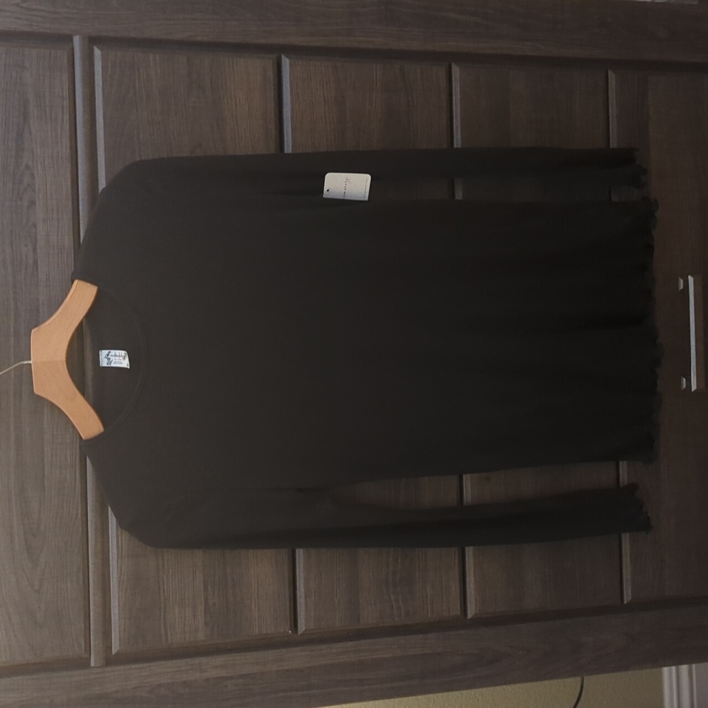 Women's Intimately Free people Black Long Sleeve Shirt